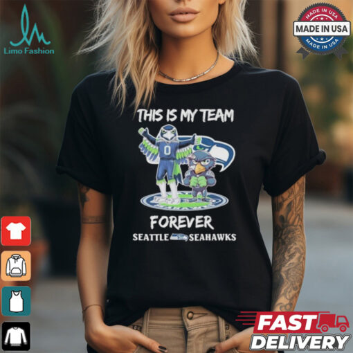 Official Seattle Seahawks Mascot This Is My Team Forever Shirt