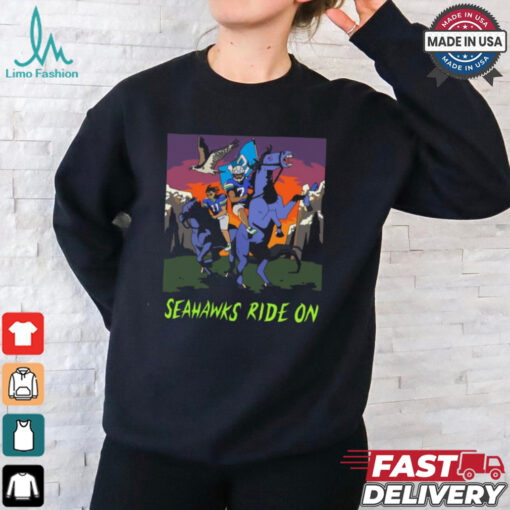 Official Seattle Seahawks Ride On painting t shirt