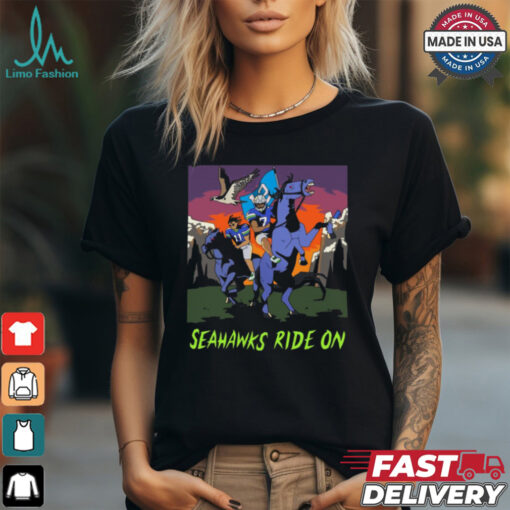Official Seattle Seahawks Ride On painting t shirt