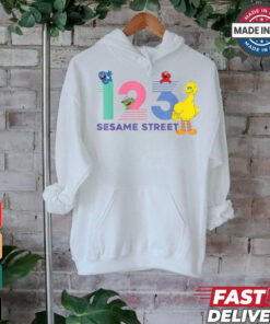 Official Sesame street 1 2 3 big bird T shirt