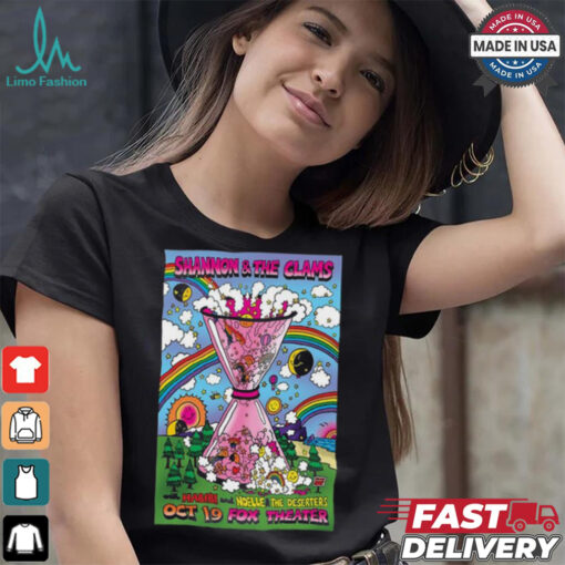 Official Shannon And The Clams At Fox Theater In Oakland, CA On October 19 2024 Poster Shirt