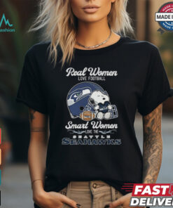 Official Snoopy Seattle Seahawks Real Women Love Football Love Seahawks Shirt