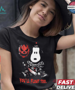 Official Snoopy Stephen King You’ll Float Too Halloween Shirt, hoodie, sweater, long sleeve and tank top Official Snoopy Stephen King You’ll Float Too Halloween Shirt