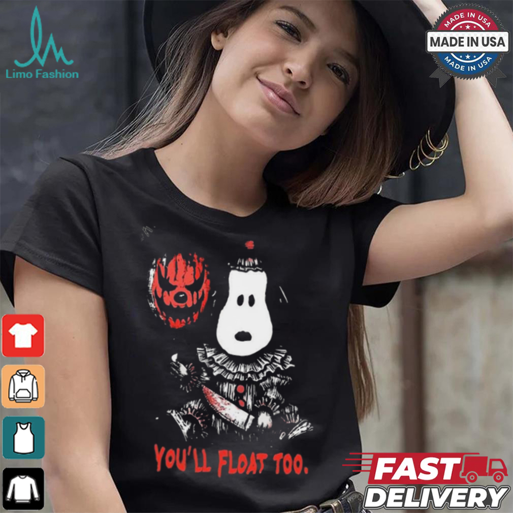 Official Snoopy Stephen King You’ll Float Too Halloween Shirt Official Snoopy Stephen King You’ll Float Too Halloween Shirt