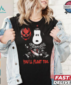 Official Snoopy Stephen King You’ll Float Too Halloween Shirt, hoodie, sweater, long sleeve and tank top Official Snoopy Stephen King You’ll Float Too Halloween Shirt
