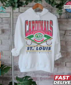 Official St. Louis Cardinals White Straight Shot 47 Franklin Fashion Shirt
