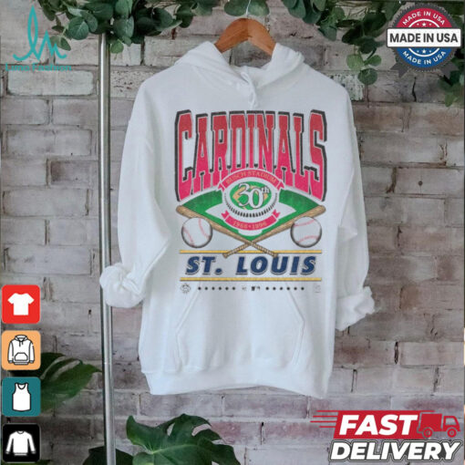 Official St. Louis Cardinals White Straight Shot 47 Franklin Fashion Shirt