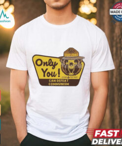 Official Stay Zero Only You Can Defeat Communism Zero Foxtrot t shirt