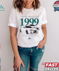 Official Sunday Driving Club 1999 The Nissan Gt r R34 Produced From 1995 To 2002 Is A Legendary Japanese T shirt