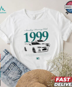 Official Sunday Driving Club 1999 The Nissan Gt r R34 Produced From 1995 To 2002 Is A Legendary Japanese T shirt