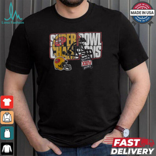 Official Super XXIV Bowl Champions NFL San Francisco 49ers All Over t shirt