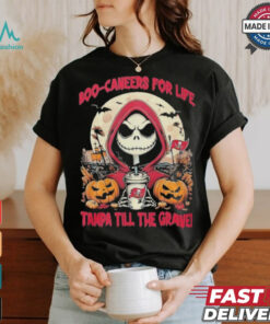 Official Tampa Bay Buccaneers Boo Caneers For Life Tampa Till The Grave T Shirt