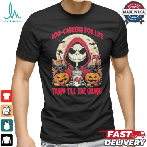 Official Tampa Bay Buccaneers Boo Caneers For Life Tampa Till The Grave T Shirt