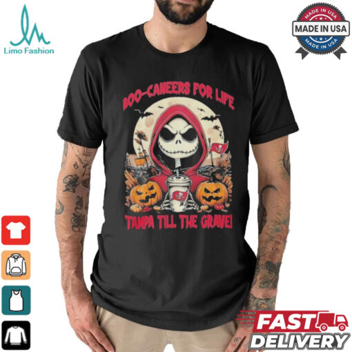 Official Tampa Bay Buccaneers Boo Caneers For Life Tampa Till The Grave T Shirt