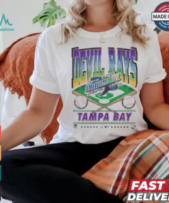 Official Tampa Bay Rays White Straight Shot 47 Franklin Fashion Shirt