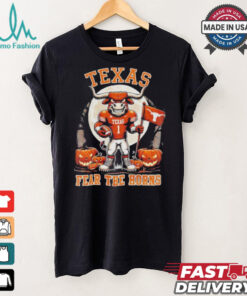 Official Texas Longhorns Football Fear The Horns Halloween shirt