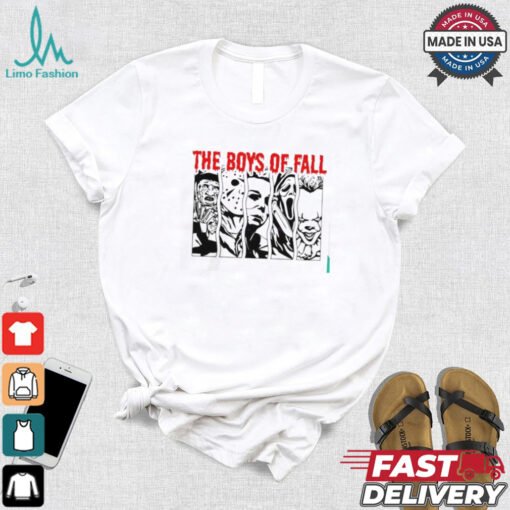 Official The Boys Of Fall Halloween Friday The 13th Character shirt