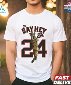Official The Say Hey Kid Willie Mays T shirt