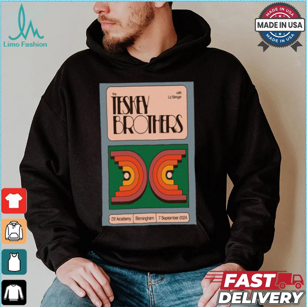 Official The Teskey Brothers O2 Academy Birmingham 7 September 2024 Poster shirt Official The Teskey Brothers O2 Academy Birmingham 7 September 2024 Poster shirt