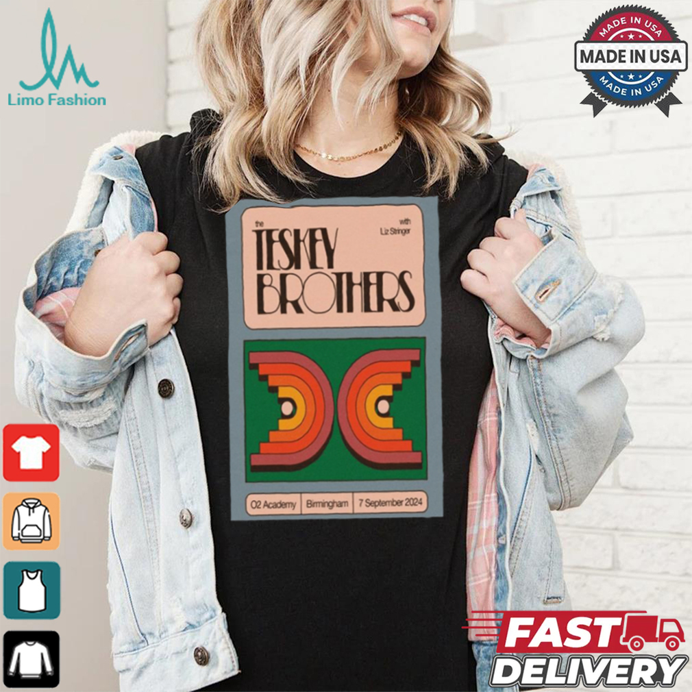 Official The Teskey Brothers O2 Academy Birmingham 7 September 2024 Poster shirt Official The Teskey Brothers O2 Academy Birmingham 7 September 2024 Poster shirt