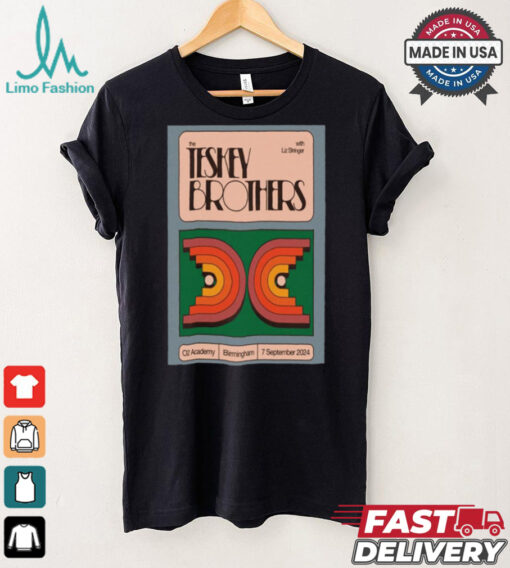 Official The Teskey Brothers O2 Academy Birmingham 7 September 2024 Poster shirt