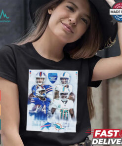 Official Thursday Night Football NFL Buffalo Bills vs Miami Dolphins Poster t shirt, hoodie, sweater, long sleeve and tank top Official Thursday Night Football NFL Buffalo Bills vs Miami Dolphins Poster t shirt
