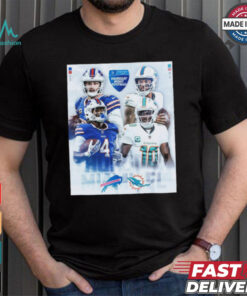 Official Thursday Night Football NFL Buffalo Bills vs Miami Dolphins Poster t shirt, hoodie, sweater, long sleeve and tank top Official Thursday Night Football NFL Buffalo Bills vs Miami Dolphins Poster t shirt