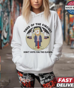 Official Tim Williams Tired Of The Circus Don’t Vote For The Clown Trump Shirt