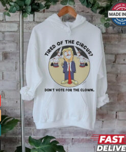 Official Tim Williams Tired Of The Circus Don’t Vote For The Clown Trump Shirt