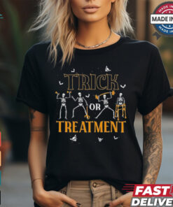 Official Trick Or Treatment Pt Physical Therapy Therapist Halloween T Shirt