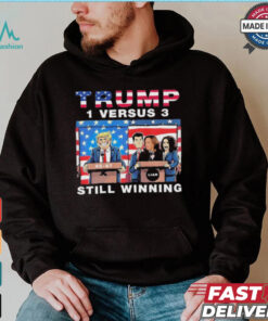 Official Trump Debate Kamala Harris 1 Versus 3 And Still Winning T Shirt