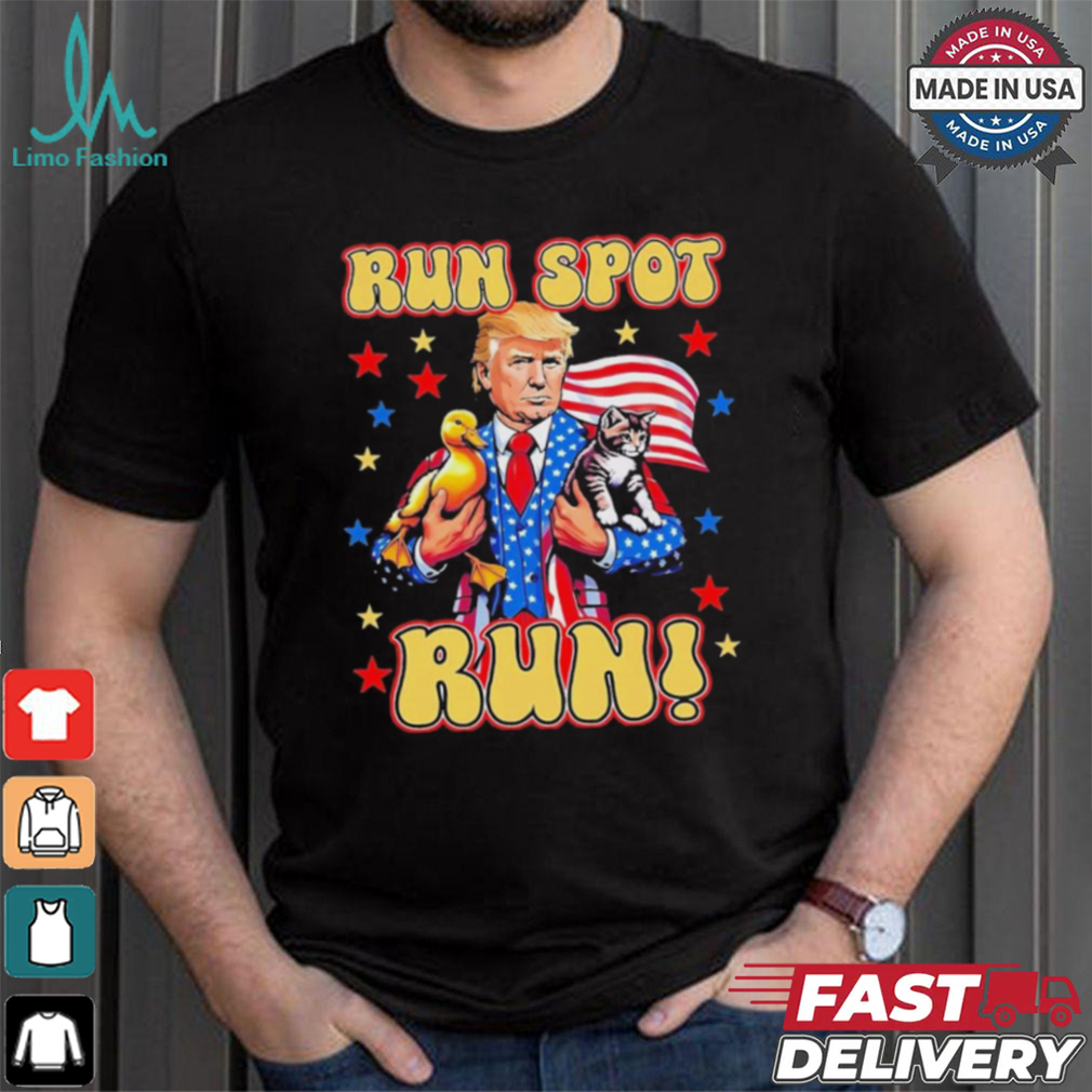 Official Trump Run Harris Spot Run Dog Debate 2024 T Shirt Official Trump Run Harris Spot Run Dog Debate 2024 T Shirt