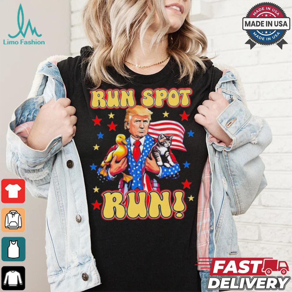 Official Trump Run Harris Spot Run Dog Debate 2024 T Shirt Official Trump Run Harris Spot Run Dog Debate 2024 T Shirt