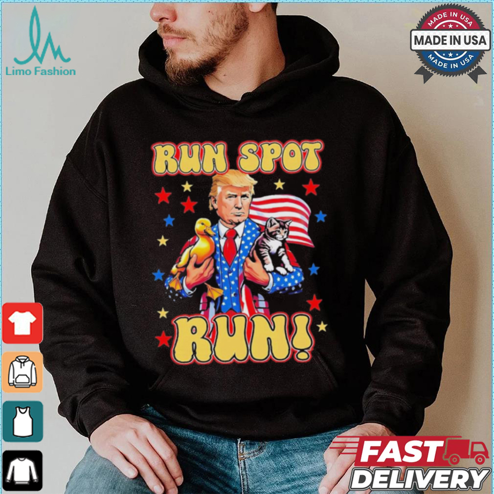 Official Trump Run Harris Spot Run Dog Debate 2024 T Shirt Official Trump Run Harris Spot Run Dog Debate 2024 T Shirt