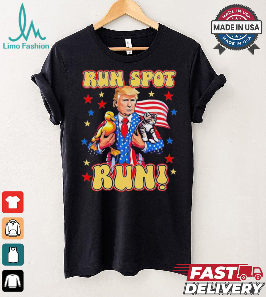 Official Trump Run Harris Spot Run Dog Debate 2024 T Shirt Official Trump Run Harris Spot Run Dog Debate 2024 T Shirt