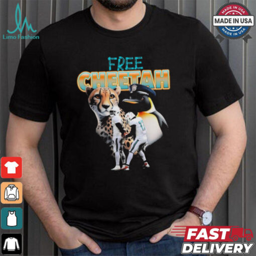 Official Tyreek Hill Free Tyreek Free Cheetah Miami Dolphins 2024 t shirt