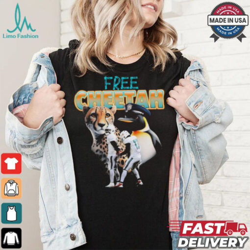 Official Tyreek Hill Free Tyreek Free Cheetah Miami Dolphins 2024 t shirt