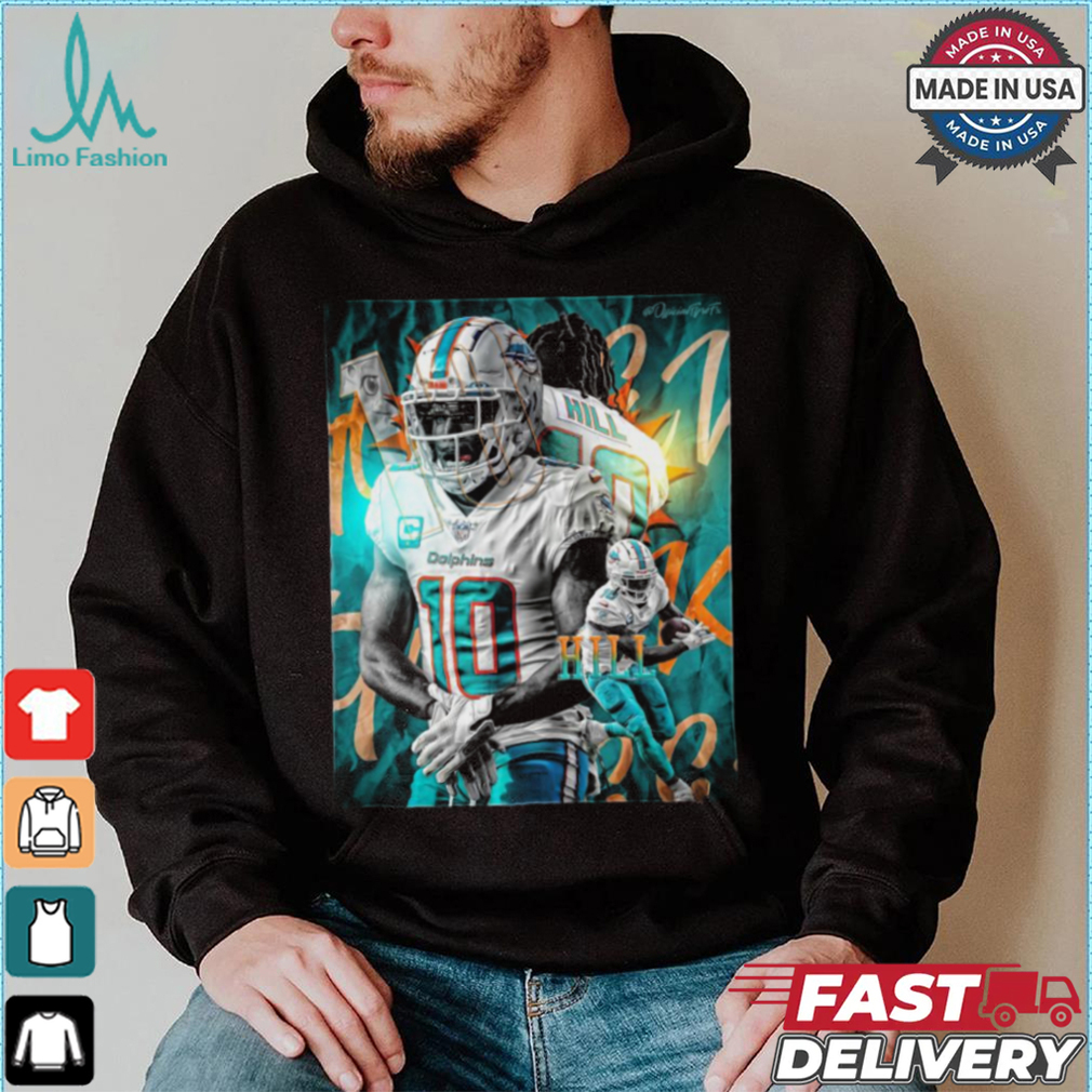 Official Tyreek Hill NFL Miami Dolphins Go Fins Poster Design 2024 t shirt Official Tyreek Hill NFL Miami Dolphins Go Fins Poster Design 2024 t shirt