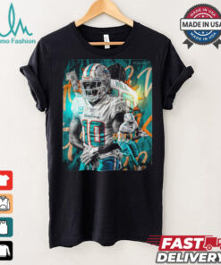 Official Tyreek Hill NFL Miami Dolphins Go Fins Poster Design 2024 t shirt