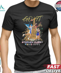 Official USA Basketball Player Stephen Curry The Goat Olympic Shirt