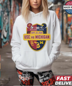 Official USC Trojans vs Michigan Wolverines Big 10 Inaugural Season September 21, 2024 Shirt