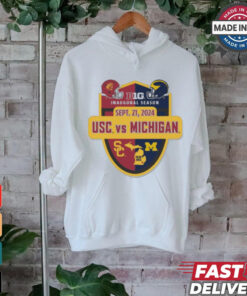Official USC Trojans vs Michigan Wolverines Big 10 Inaugural Season September 21, 2024 Shirt, hoodie, sweater, long sleeve and tank top Official USC Trojans vs Michigan Wolverines Big 10 Inaugural Season September 21, 2024 Shirt