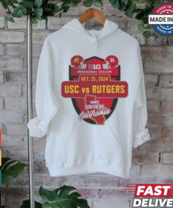 Official USC Trojans vs Rutgers Scarlet Knights Big 10 Inaugural Season October 25, 2024 Shirt