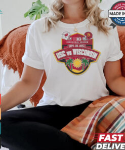 Official USC Trojans vs Wisconsin Badgers Big 10 Inaugural Season September 28, 2024 Shirt
