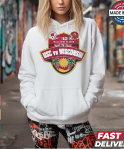 Official USC Trojans vs Wisconsin Badgers Big 10 Inaugural Season September 28, 2024 Shirt