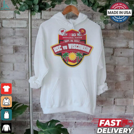 Official USC Trojans vs Wisconsin Badgers Big 10 Inaugural Season September 28, 2024 Shirt