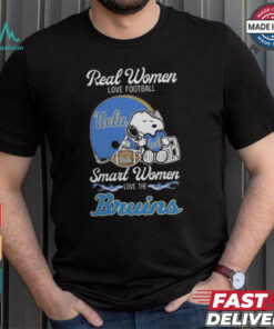 Official Ucla Bruins x Snoopy Real Women Love Football Smart Women Helmet 2024 T Shirt