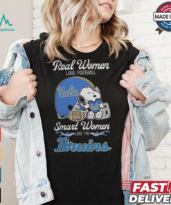 Official Ucla Bruins x Snoopy Real Women Love Football Smart Women Helmet 2024 T Shirt