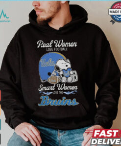 Official Ucla Bruins x Snoopy Real Women Love Football Smart Women Helmet 2024 T Shirt