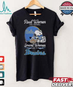 Official Ucla Bruins x Snoopy Real Women Love Football Smart Women Helmet 2024 T Shirt